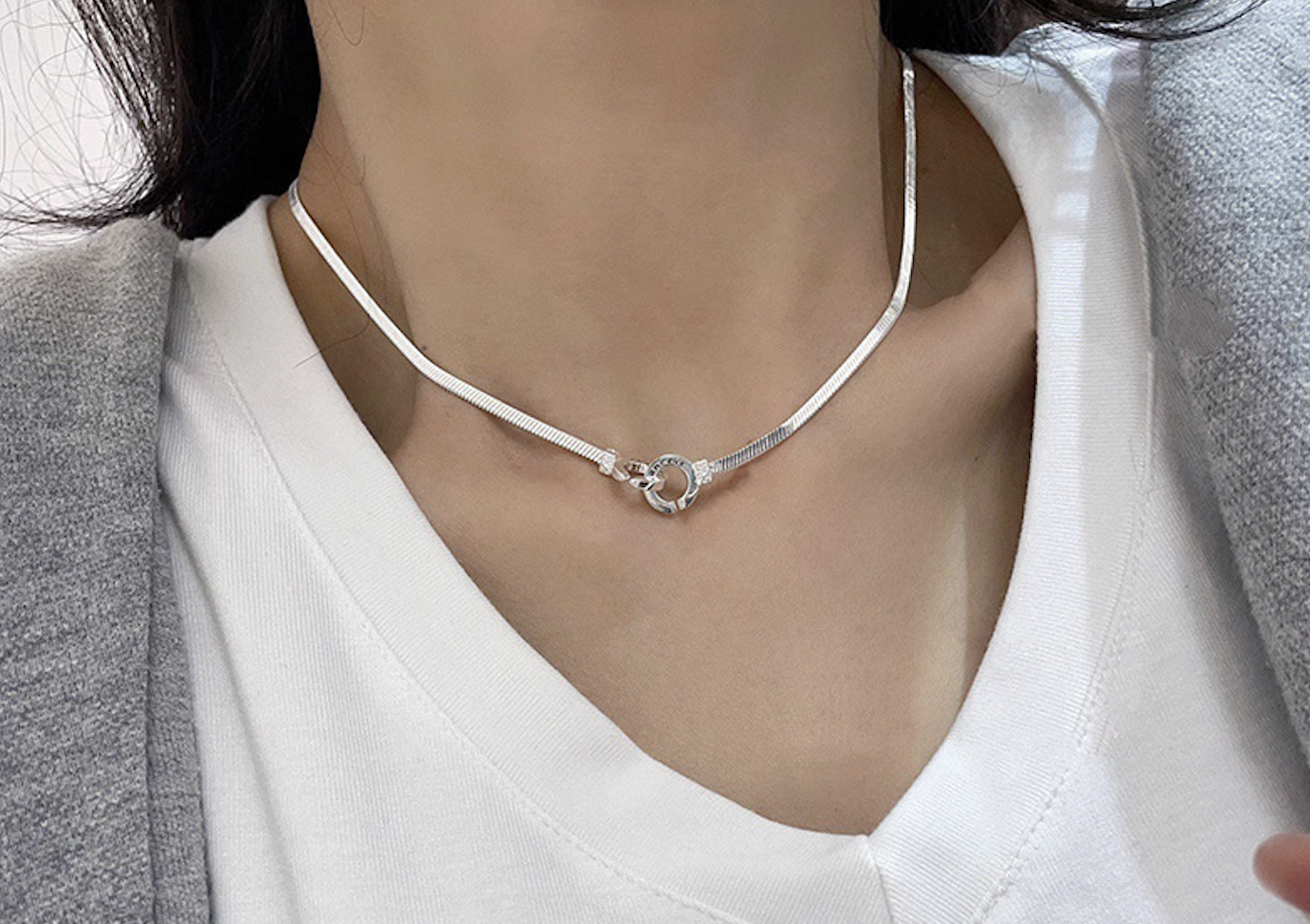 "Eterno" Silver 925 Snake chain Luxury Necklace